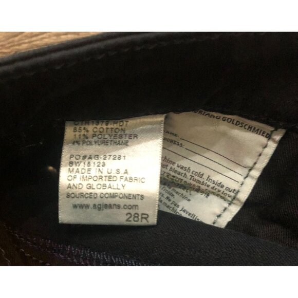 AG Adriano Goldschmeid The Farrash Skinny Womens 28R Dark Wash Blue Jeans 28x31 - Picture 6 of 8